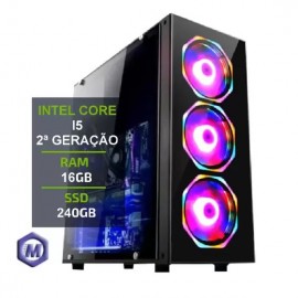 PC Gamer Intel i5 16GB STAR-GT730-Graphic 4GB DDR3 SSD 240GB Fonte 350W