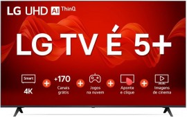 Smart TV 65" 4K LG UHD ThinQ AI 65UR8750PSA HDR Bluetooth Alexa Google Assistente Airplay2 3 HDMI