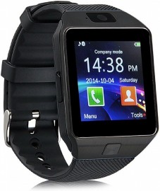 Smartwatch DZ09 Relgio Inteligente Bluetooth Gear Chip Android iOS Touch SMS Pedmetro Cmera, Preto