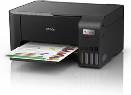 Epson EcoTank L3250 - Multifuncional, Tanque de Tinta Colorida, Wi-Fi Direct, USB, Bivolt, Preto