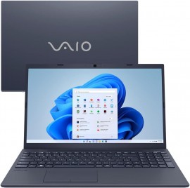 Notebook VAIO FE15 Intel Core i5 11 gen 8GB RAM 512GB SSD, Tela 15.6 Polegadas Full HD Antirreflexo, Windows 11 Home, Cinza Grafite - VJFE55F11X-B0211H